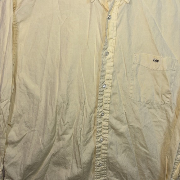 Lands End Mens Pinpoint Oxford Long Sleeve Button Down Size 17 -34 Size - Picture 8 of 13